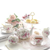 出口英国高档英式下午茶茶具，套件礼物骨瓷欧式红茶杯碟杯碟