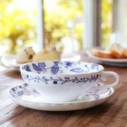 英式经典下午茶杯碟子套装 骨瓷咖啡杯 欧式小奢华 精致复古茶具