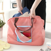 大容量收纳包购物袋旅游可折叠包便携(包便携)短途旅行包环保袋待产包女