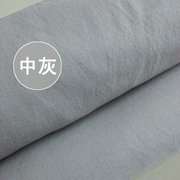 纯棉老粗布床单单件禅纯灰色加密加厚全棉布被罩床笠枕套被单