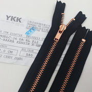 3号金属闭尾YKK 拉链黑色 52cm服装辅料