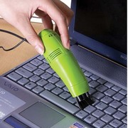 电脑键盘清洁刷子 USB迷你吸尘器除灰尘键盘刷 电脑清洁刷清洁器