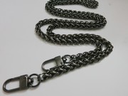 女包包链条配件包包链7毫米宽黑色，斜挎单肩金属包带包包链子