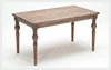 美式复古实木桌子餐桌，组合做旧拉丝橡木，餐桌法式餐厅简约长方桌