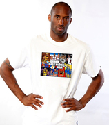 欧文t恤训练球衣服男夏季嘻哈篮球运动短袖大码宽松纯棉科比短袖