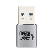 USB3.0迷你高速MicroSD铝合金TF读卡器手机平板OTG内存卡支持512G