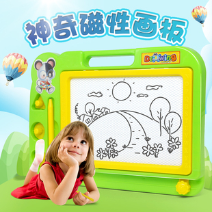 宝宝绘画涂色画画板儿童1-3岁2磁性可擦写字板涂鸦玩具家用幼儿园