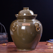 景德镇陶瓷茶叶末泡菜坛大号，家用咸菜酸菜坛子腌菜，缸3050100斤