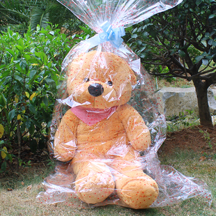 毛绒玩具娃娃袋大熊袋子塑料包装袋印花透明袋娃娃袋
