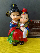 韩式新婚娃娃摆件朝鲜族结婚摆件家居装饰旅游纪念朝鲜族婚礼娃娃