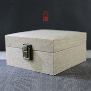古韵陶瓷高档印泥盒，印章锦盒收纳盒专用链接