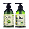 韩伊橄榄olive洗发沐，浴室洗护2件套装，洗发水沐浴露营养