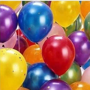 10寸珠光气球加厚防爆2.2克气球，婚房卧室生日布置装饰汽球100只