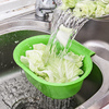 创意厨房水槽沥水篮厨具，收纳置物架洗菜米沥水，挂篮塑料收纳篮