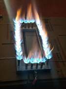 液化气工业猛火灶熄火保护火排天然气长方圆形锅炉炒货铁板灶
