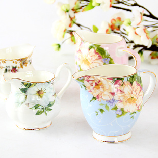 欧式骨瓷咖啡杯套装田园下午茶，茶具创意陶瓷英式奶缸