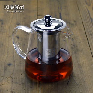 加厚玻璃茶具花茶壶套装整套耐热不锈钢过滤红茶花草功夫茶杯茶具