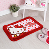 Hello Kitty系列卡通地垫 卧室门垫绒面地毯浴室防滑垫 脚垫