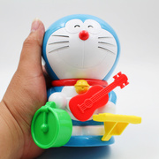 2007年肯德基玩具机器猫，多啦a梦天才演奏家，可动音乐公仔收藏
