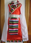 女孩藏族舞台表演服装/云南少数民族藏族儿童服装/舞蹈演出服装