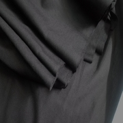 黑色涤棉布料夏季衬衣面料包边，布短裤(布短裤，)民国学生装裙子黑色的确良布