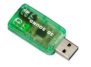 5.1声道USB声卡 立体声迷你3D 电脑独立声卡带麦克风功能