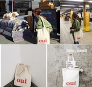 。布包春夏季原宿风日系韩版简约字母帆布女单肩包环保购物袋