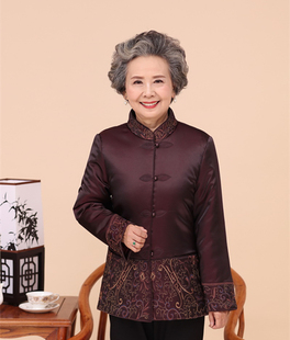 70-80-90岁老年人棉衣女奶奶装冬装，棉袄老太太外套加厚冬老人衣服
