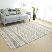 地毯北欧ins客厅地垫沙发茶几卧室床边现代简约百搭几何加厚地毯