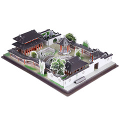 中国风古建筑北京拼装模型玩具