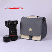 纳伽/cd22单肩摄影包 单反相机包 微单套机一机二镜三镜