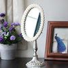 欧式复古巴洛克镜子梳妆镜可爱创意高清台式公主公主镜桌面化妆镜