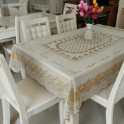 欧式长方形台布防水免洗餐桌布圆桌布茶几垫pvc耐热正方桌布