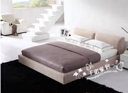 床布艺床1.5米1.8米双人床，现代简约小户型床，婚床软床aa88