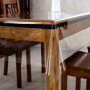pvc薄款下垂餐桌垫透明塑料，软质玻璃台布，保护膜防水免洗桌布