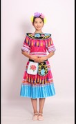 畲族成人苗族少数民族服装女装，土家族民族舞蹈，演出服装壮族瑶族