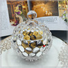 2023创意珍珠喜糖盒子菠萝欧式回礼物水晶玻璃结婚圆形婚礼糖果盒