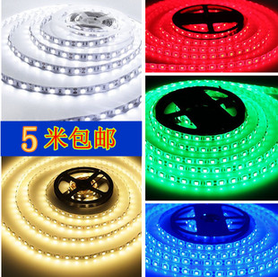 led贴片5050高亮灯带，低压12v24v防水软灯条柜台，展厅灯箱工程照明