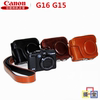 适用佳能G16 G15相机皮套 g16复古相机包 g15单肩保护套 摄影包
