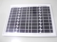 10W单晶硅太阳能光伏组件电池板 充12V蓄电池充电器