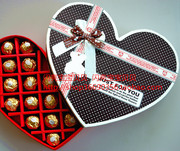 意大利费列罗巧克力27粒咖啡色心形礼盒 生日情人节礼物