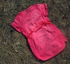 短袖连衣裙 西瓜红色外贸女童连衣裙 五星图案贴布 2-14岁