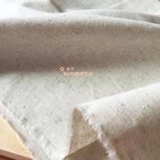 zakka棉麻布料平纹厚实细麻棉布，纯色沙发布窗，帘布抱枕布手工(布手工)裁剪