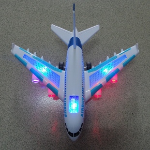瀚远a380遥控飞机模型小孩，充电电动儿童玩具航空客机耐撞耐摔