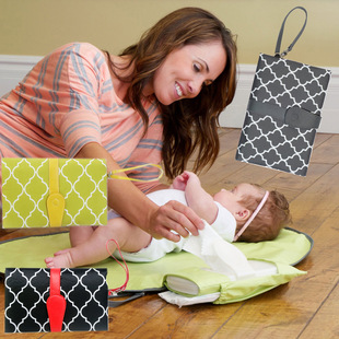 多功能便携式婴儿尿布垫储物可折叠防水宝宝隔尿垫换尿垫防水垫