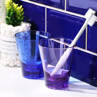 瑞士SPIRELLA MAX亚克力时尚创意透明刷牙洗漱口杯子简约情侣塑料