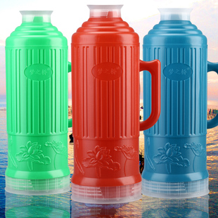 热水瓶家用保温瓶暖水瓶塑料外壳，开水壶加厚开水瓶玻璃内胆2l3.2l