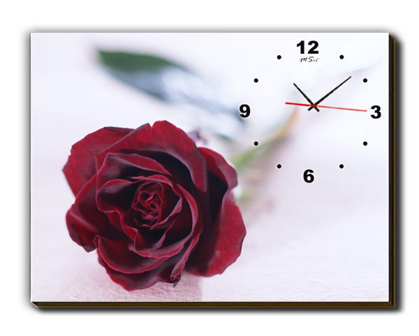 包快递宜家单联客厅居家卧室无框画钟装饰画挂