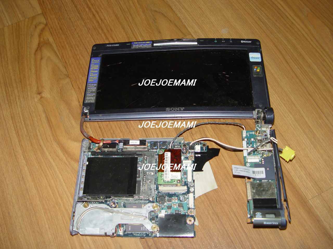 SONY VAIO原装C1四代PCG-C1MSX拆机主板