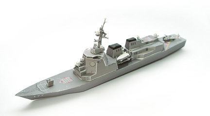 【新翔精品纸模型】日本金刚级宙斯盾驱逐舰模